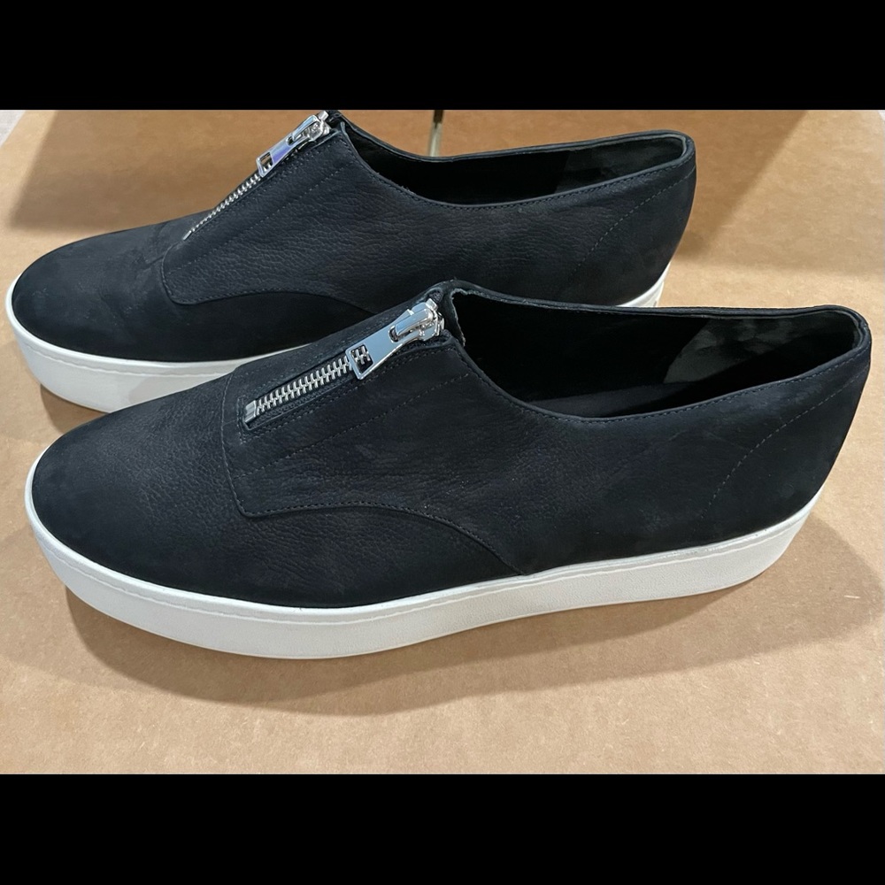 Vince platform zip up sneakers